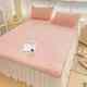 New summer latex ice silk cool mat bed skirt three-piece set machine washable air conditioner soft mat bed sheet cooling mat 2024