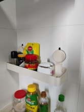 Spice Rack Wall-mounted Storage Rack No-drill Kitchen from Yomiego