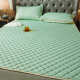 Latex ice silk mat sheet three-piece set summer washable student dormitory single air conditioning soft mat summer