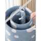 Dust drying spiral clothes rack balcony household large circular rotating sheet drying quilt cover folding Xu Ping