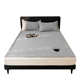 Summer iced beans cool mat three-piece set machine washable 2024 new summer iced silk mat sheets and soft mat