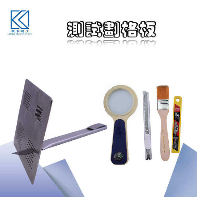 Scratch test board/SISI Grating/Scratch tester/Adhesion tester/Guide specification Scratch test board