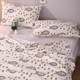 High-end pure cotton jacquard cotton thickened bed sheets single piece 1.51.82.0m bedding simple Japanese fish