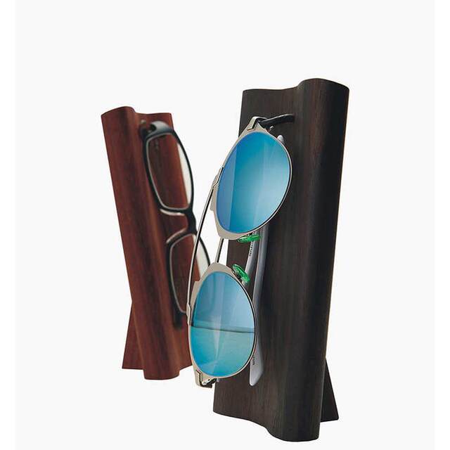 Solid wood glasses frame ornaments retro desktop storage box storage rack bedside entrance glasses bracket shelving household