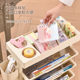 Use storage rack to floor-standing multi-layer plastic storage rack double-sided bookshelf stationery rack movable joint rack finishing rack
