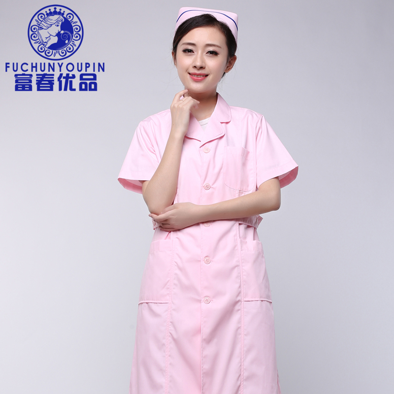 NIGHTINGALE NURSE UNIFORM SHORT SLEEVE LONG SLEEVE PLUS SIZE WINTER SUMMER DRESS POWDER BLUE WHITE COAT BEAUTICIAN OVERALLS