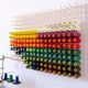 Sewing thread rack Pagoda thread household coil storage rack thread wall-mounted hole plate wall nail-free storage rack