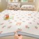 2024 new summer ice silk mat washable machine wash bamboo mat straw mat summer folding soft air conditioning mat bed sheet