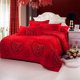 Wedding Cotton Four-Piece Set Dahong 1.8m/2.0E Meter Bed Double Wedding Quilt Cover Bedding