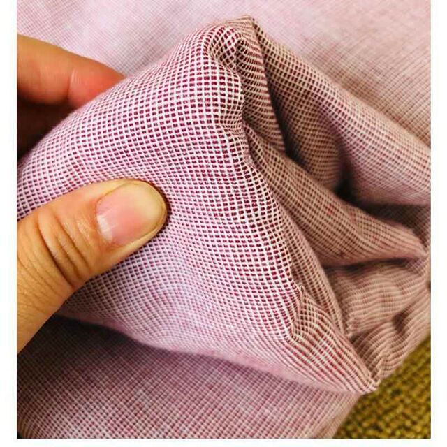 Encrypted thickened combed cotton pure gray coarse cloth sheet old cloth Z linen single piece