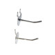 50 decorations, hole plate shelf hooks, multi-porous plate straight hook accessories, boutique container storage display rack hooks