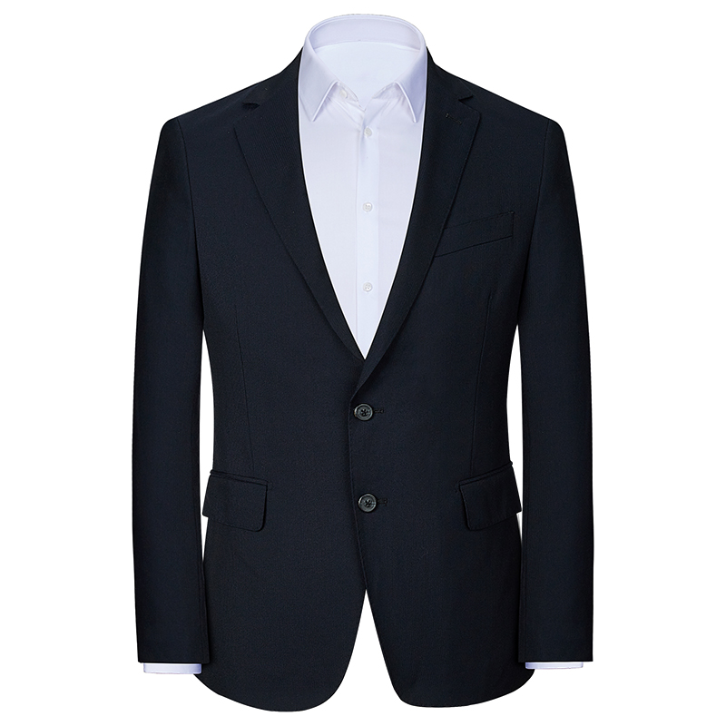 AUTUMN IS NEW  LUOJIA BUSINESS CASUAL PROFESSIONAL WORKWEAR WOOL WRINKLE SUIT SUIT BLUE MENS SPRING WEAR TIDE 3003