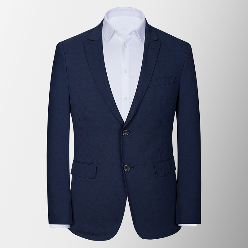135 155 POUNDS INTO LUOJIA WOOL STRETCH SLIM SUIT SUIT MENS JACKET PROFESSIONAL WORK UNIFORM 1123
