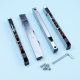 Door and window pulley balcony aluminum alloy sliding door fixed pulley 12.5*20 central control glass door lower wheel track parts