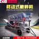 Mobile crusher Stone crusher Large heavy sand making machine equipment Full set of mobile jaw crusher Stone rock