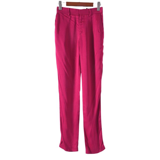 High-quality silky satin acetate small feet trousers ol commuter trousers summer spring and autumn women's clothing