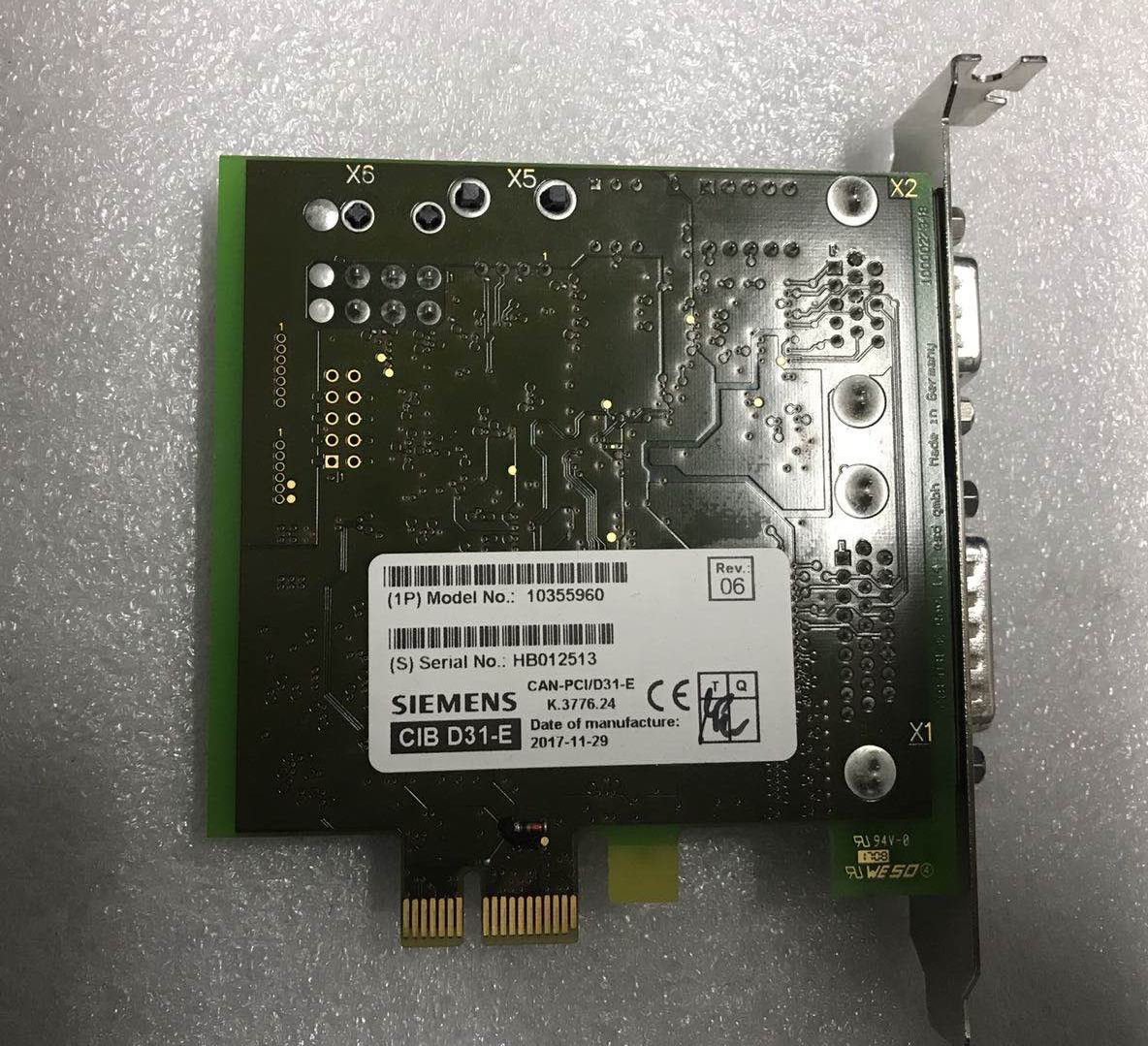 스팟 SIEMENS CIB D31-E CAN-PCI|D31-E 10355960 HB012513