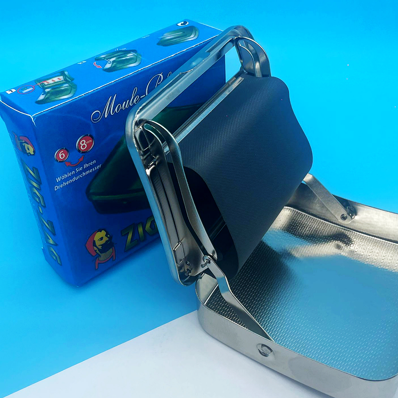 수입 노인의 머리 70MM 수동 담배 롤 작은 금속 반자동 6|8MM 두께 조절 가능한 가정용 반자동