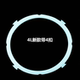 Electric pressure cooker sealing ring 12PCH402A/502A/602A pressure cooker silicone ring 4/5L6 liters suitable for Midea