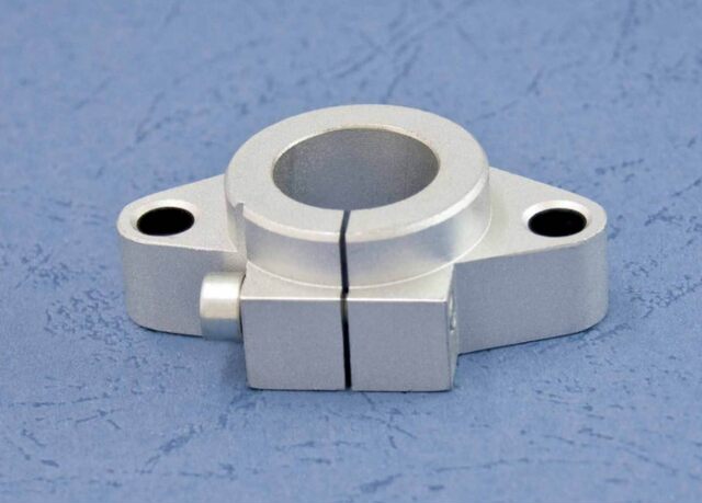 SHF15 optical axis seat guide shaft support flange type open type linear optical axis diamond type horizontal fixed support seat