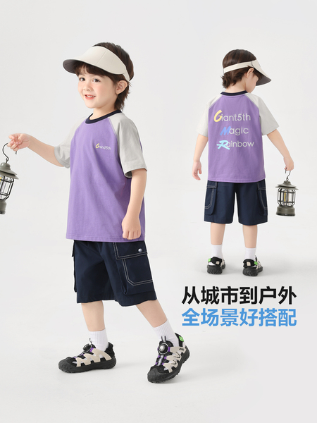 【清仓短袖T恤合集101-2020】右欧男童纯棉短袖T恤夏季薄款上衣潮 — 5