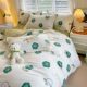 Twill grinding four-piece set 1.5m1.8m four seasons universal household sheets and quilt cover student dormitory three-piece set cover