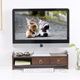 Computer monitor elevated office desk cushion heightened base storage desktop storage desktop computer elevated bamboo