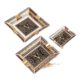 Fan Family Series Ceramic Ashtray Ornaments Home Black Big Gold Office Jewelry Storage Pan Palace