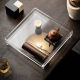 Acrylic modern light luxury transparent dry brewing tray cover bowl teapot tray pot tea tray tea tray tea set storage tea