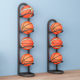 Basketball storage rack against the wall Household indoor sports equipment storage rack Children place badminton soccer storage basket