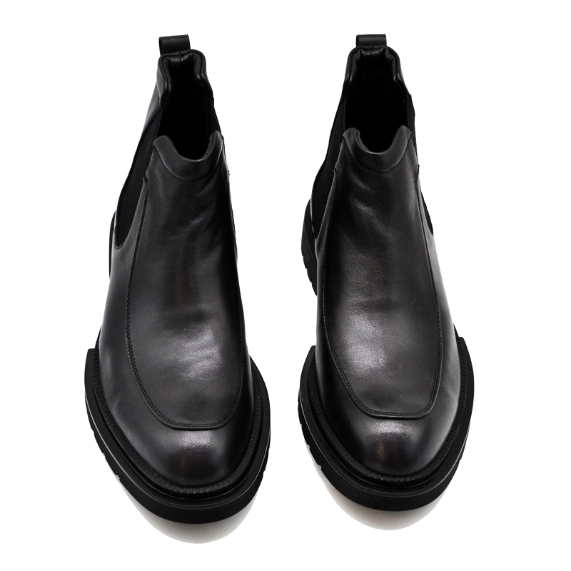 FALL-WINTER 2024 CHELSEA BOOTS MENS GENUINE LEATHER MARTIN BOOTS MENS BRITISH PLATFORM HIGH-TOP LEATHER SHOES MENS BOOTS BOOTIE TIDE