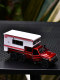 Simulated alloy car toy model Return car 3 door car children's toy car model travel luxury RV