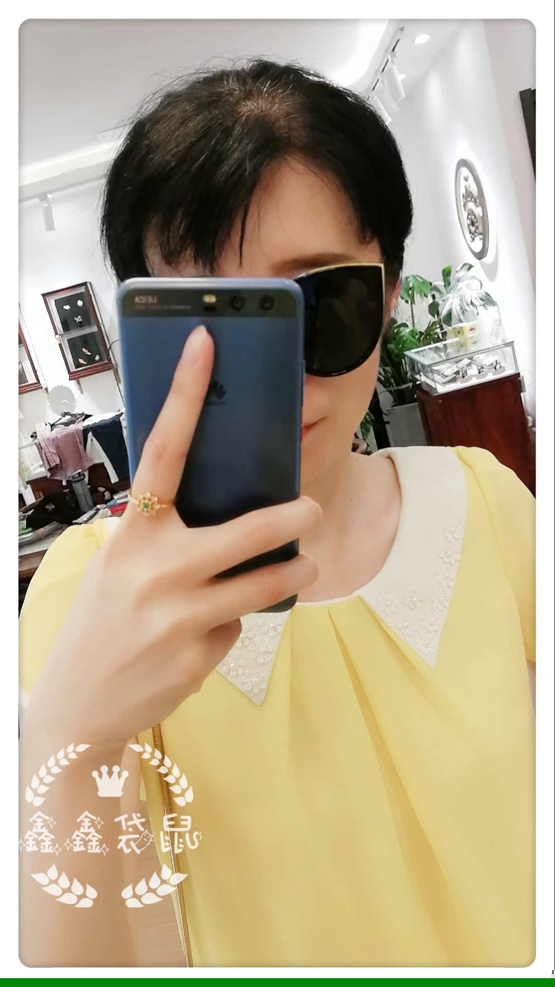 누에고치 사랑 여름 반팔 라운드 넥 시폰 비즈 출산 착용 단색 짧은 레이디 탑 티셔츠 캐주얼