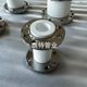 Pure tetrafluoro compensator vacuum resistant high temperature resistant tetrafluoro soft connection tetrafluoro corrugated pipe pure tetrafluoro compensator DN50