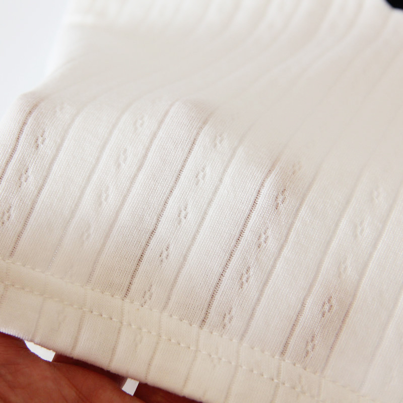 BREATHING COTTON CUTE WHITE SNOW ICE AND SNOW COTTON SPRING AND AUTUMN BREATHABLE LONG-SLEEVED PAJAMAS AUTUMN CLOTHES LOUNGEWEAR SET