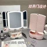 Настольное зеркало с подсветкой, складной туалетный столик, изысканный стиль