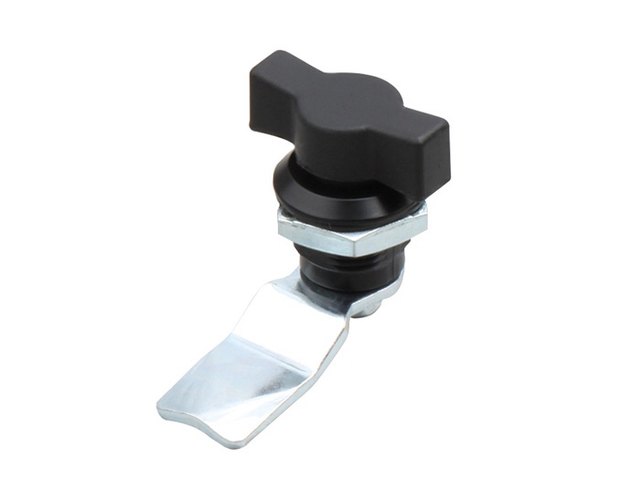 Shengjiu Cabinet Lock Door Lock MS714-2-1 Cylindrical Lock Without Key Black Chassis Lock Distribution Cabinet Lock Tension Lock