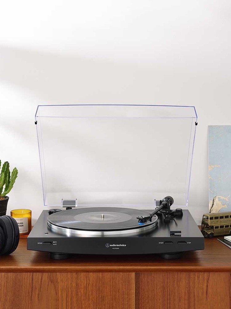AUDIO-TECHNICA AT-LP3XBT 완전 자동 벨트 구동 축음기 거실 복고풍 블루투스 비닐 레코드 플레이어