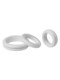 High temperature resistant silicone double-sided protection coil widened high groove round outlet ring seal ring electric box threading protection sleeve