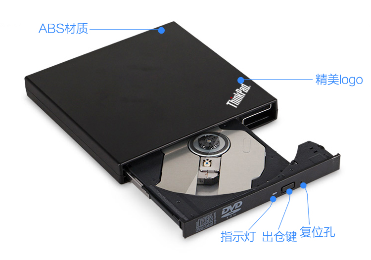 CD-ROM 광학 드라이브 노트북 데스크탑 USB 외부 모바일 DVD 초박형 외부 광학 디스크 학습 디스크