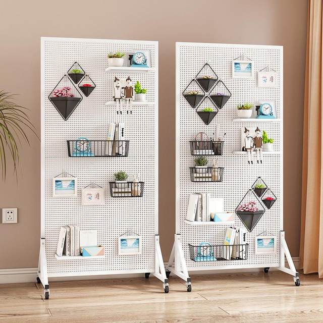 Hole board floor display rack mobile phone accessories accessories shelf vertical hardware tool hanging board supermarket storage rack