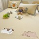 Waffle iced beans cool mat three-piece set strap sheet summer ice silk mat air conditioning soft mat machine washable