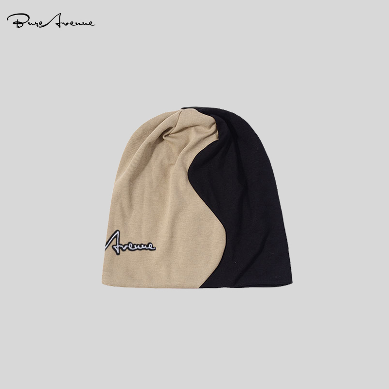 TRENDY BRAND BURE AVENUE NICHE DESIGN SENSE PILES UP HATS CONFINEMENT HATS COLOR-MATCHED FACES SMALL BUN HATS COLD HATS
