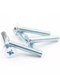 M3M4M5M6M8M10 galvanized countersunk head cross machine tooth screw flat head machine tooth screw white zinc M3*4-6-8-40