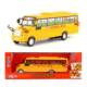 American big nose campus bus real voice music door sound light recovery alloy car model toy