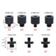 3/8 turn 1/4 camera screw tripod mutually rotate one quarter fill light gimbal adapter live broadcast bracket base