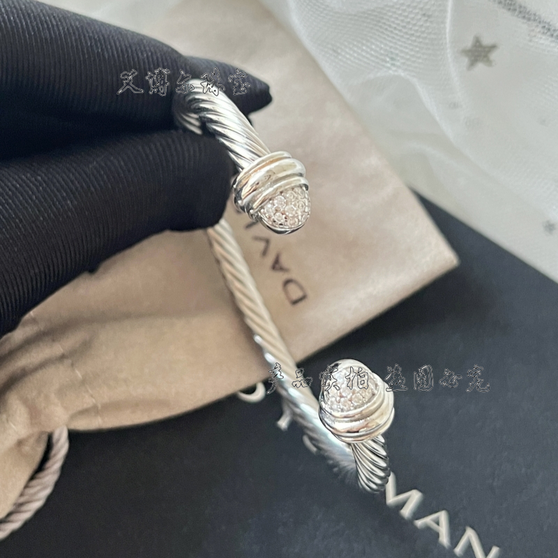 DAVID YURMAN EUROPEAN AND AMERICAN POPULAR BRACELET MICRO INLAID OPEN HAND ORNAMENT WISH EBAY