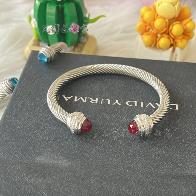 DAVID YURMAN EUROPEAN AND AMERICAN POPULAR BRAIDED 7MM TWISTED THREAD OPEN BRACELET WISH EBAY