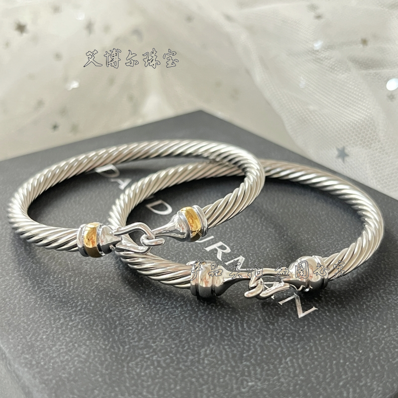 DAVID YURMAN EUROPEAN AND AMERICAN POPULAR TWISTED HOOK HEAD CLOSED BRACELET WISH EBAY