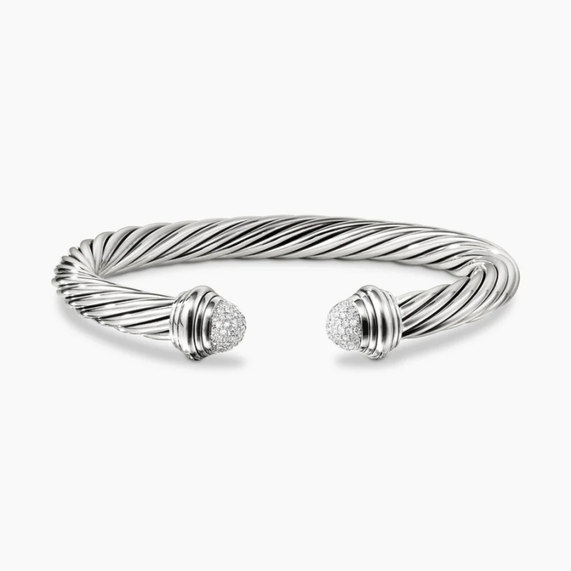 DAVID YURMAN EUROPEAN AND AMERICAN POPULAR BRACELET MICRO INLAID OPEN HAND ORNAMENT WISH EBAY